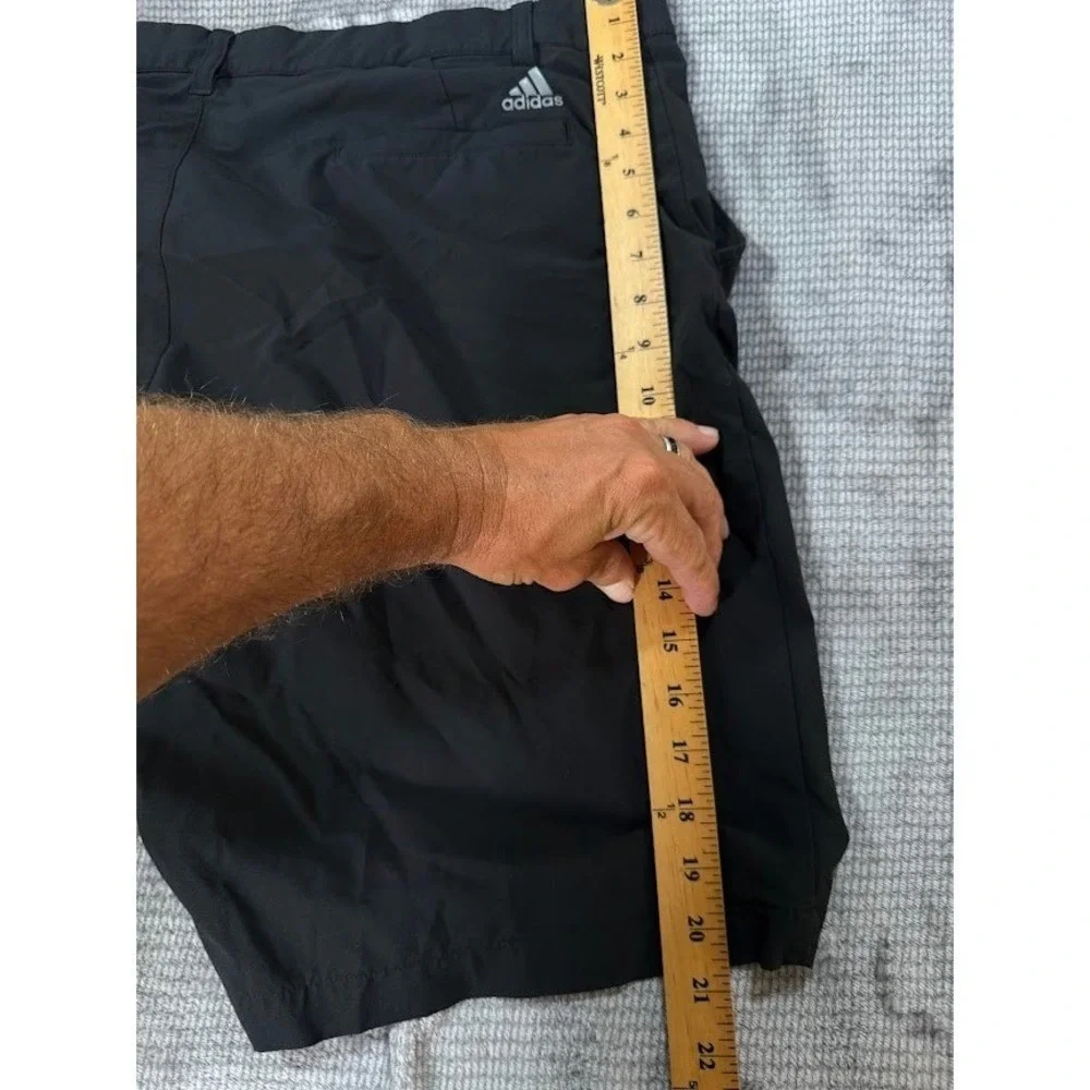 Adidas Primegreen Mens Golf Shorts Black 40X9‎ Flat Front Performance Athletic